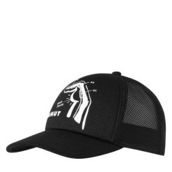 Czapka Mammut Crag Cap Crimp Power Dorośli. Czarne czapki z daszkiem damskie Mammut, bez wzorów, z materiału. Za 216.99 zł.