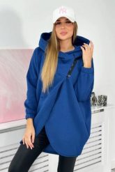Bluza z krótkim suwakiem jeansowa. Bluzy damskie KESI, l, bez wzorów, z bawełny, bez kaptura. Za 355.46 zł.