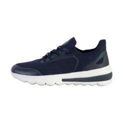 Tenisówki Geox Model U Spherica Actif A Kolor Niebieski. Niebieskie trampki damskie Geox, bez wzorów, bez zapięcia. W wyprzedaży za 452.25 zł.
