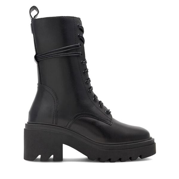 Trapery GINO ROSSI. Czarne trapery damskie Gino Rossi, bez zapięcia. Za 379.99 zł.