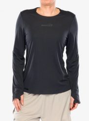 Bluza do biegania damska Inov-8 Airlite Pro Long Sleeve T-Shirt. Czarne bluzy damskie Inov-8, m, bez wzorów, z materiału, bez kaptura. Za 324.49 zł.