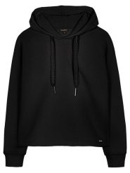 Herrlicher Bluza w kolorze czarnym rozmiar: XS. Czarne bluzy damskie Herrlicher, xs, bez wzorów, z kapturem. Za 131.74 zł.