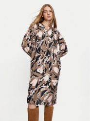 Fransa Sukienka codzienna Ariana 20614313 Brązowy Loose Fit. Brązowe sukienki damskie Fransa, bez wzorów, z wiskozy, bez ramiączek. Za 149.99 zł.