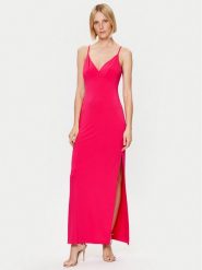 Guess Sukienka wieczorowa Ramsha W3GK65 KBPZ0 Różowy Regular Fit. Czerwone sukienki damskie Guess, z aplikacjami, z syntetyku, wizytowe, bez ramiączek. Za 939.99 zł.