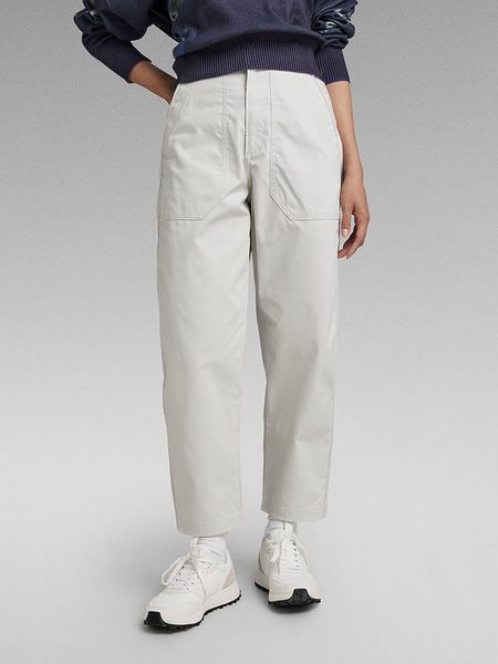 G-Star Spodnie w kolorze szarym rozmiar: W26. Szare spodnie materiałowe damskie G-Star, bez wzorów, z materiału. Za 74.28 zł.