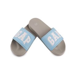Damskie klapki sportowe miejskie na basen plażę GAP MURPHY. Niebieskie klapki damskie GAP, bez wzorów, bez obcasa, bez zapięcia. Za 79.00 zł.