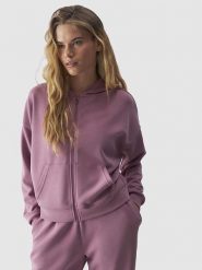 4F Bluza w kolorze fioletowym rozmiar: S. Różowe bluzy damskie 4F, s, bez wzorów, bez kaptura. Za 114.17 zł.