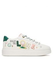 Aldo Sneakersy Foremore 14055465 Biały. Białe obuwie sportowe damskie ALDO, ze skóry, bez zapięcia. Za 319.99 zł.