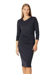 Ilse Jacobsen Sukienka w kolorze antracytowym rozmiar: S. Czarne sukienki damskie Ilse Jacobsen, bez wzorów, z wiskozy, klasyczne, bez ramiączek. Za 175.67 zł.