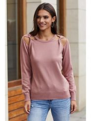 Milan Kiss Sweter w kolorze różowym rozmiar: S. Różowe swetry klasyczne damskie Milan Kiss, s, bez kołnierzyka. Za 125.75 zł.