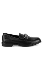 JENNY Mokasyny HY13293-8 Czarny. Czarne mokasyny damskie Jenny, z materiału, bez obcasa. Za 139.99 zł.
