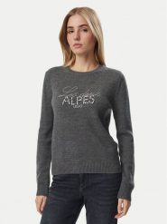 Liu Jo Sport Sweter TF6160 MA22S Szary ciemny Regular Fit. Szare swetry klasyczne damskie Liu Jo Sport, m, z syntetyku, bez kołnierzyka. Za 689.99 zł.