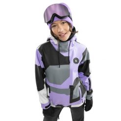 Kurtka snowboardowa damska W1-W Tignes. Niebieskie kurtki damskie SIROKO, m, bez wzorów, z materiału, bez kaptura. Za 308.00 zł.