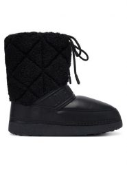 LOVE MOSCHINO Śniegowce JA24422G0NISJ00Bcz Czarny. Czarne śniegowce damskie Love Moschino, ze skóry. Za 689.99 zł.
