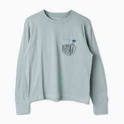 Bluza damska KAVU Westray. Zielone bluzy damskie KAVU, bez wzorów, bez kaptura. Za 159.99 zł.