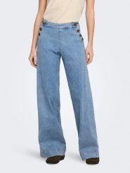 ONLY Dżinsy - Comfort fit - w kolorze błękitnym rozmiar: W30/L30. Niebieskie jeansy damskie Only, z podwyższonym stanem. Za 166.10 zł.