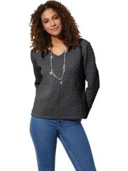 WITT WEIDEN Koszulka w kolorze antracytowym rozmiar: 44. Czarne koszulki damskie WITT WEIDEN, bez wzorów, bez kołnierzyka, bez ramiączek. Za 43.99 zł.