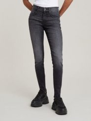 G-Star Dżinsy "Lhana" - Skinny fit - w kolorze antracytowym rozmiar: W29/L32. Czarne jeansy damskie G-Star. Za 260.99 zł.
