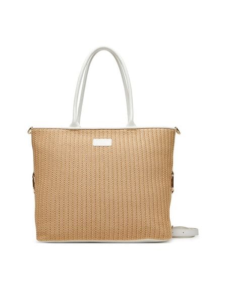 TWINSET Torebka 251TB7382 Beżowy. Brązowe torebki klasyczne damskie Twinset, ze skóry, bez dodatków. Za 409.99 zł.