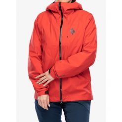 Kurtka z membraną damska Black Diamond Highline Stretch Shell. Czarne kurtki damskie Black Diamond, bez wzorów, bez kaptura. Za 1,026.99 zł.