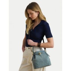 Torebka LAUREN RALPH LAUREN. Niebieskie torebki klasyczne damskie Lauren Ralph Lauren, bez dodatków. Za 1,799.00 zł.