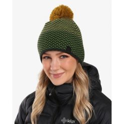 Czapka damska Kilpi SALOME-W. Zielone czapki damskie Kilpi, na zimę, bez wzorów. Za 75.03 zł.