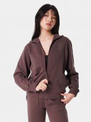 Carpatree Bluza "Varsity" w kolorze brązowym rozmiar: M. Brązowe bluzy damskie Carpatree, m, bez wzorów, z bawełny, bez kaptura. Za 168.46 zł.