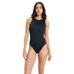 Jednoczęściowy strój kąpielowy dla Kobiety ROXY LOVE ATHLETIC Czarny. Szare stroje jednoczęściowe Roxy, bez wzorów, z elastanu. Za 389.99 zł.