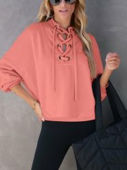 LA Angels Bluza w kolorze jasnoróżowym rozmiar: M. Różowe bluzy damskie LA Angels, m, bez wzorów, bez kaptura. Za 122.09 zł.