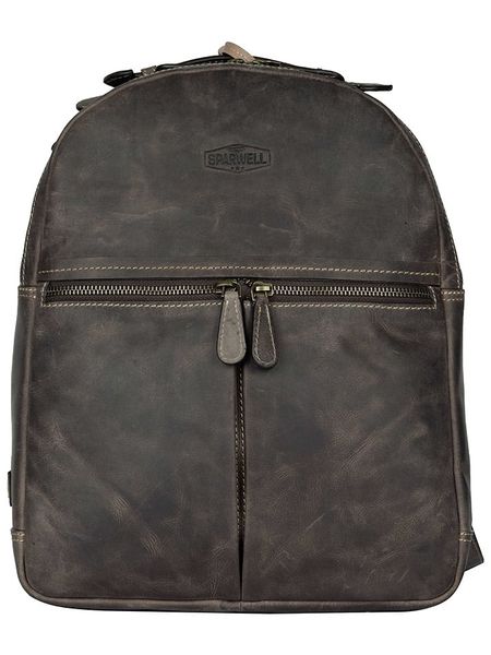 SPARWELL Skórzany plecak "Trendy Tory" w kolorze brązowym - 27 x 33 x 9 cm rozmiar: onesize. Brązowe plecaki SPARWELL, bez wzorów, z materiału. Za 376.85 zł.