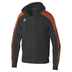 Bluza dresowa z kapturem Erima Evo Star. Brązowe bluzy damskie Erima, bez wzorów, z dresówki, z kapturem. W wyprzedaży za 239.50 zł.