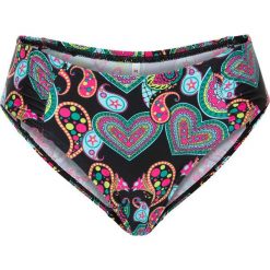 Figi bikini bonprix czarny z nadrukiem. Czarne bikini bonprix, z nadrukiem. Za 44.99 zł.