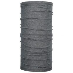 Komin na szyję wielofunkcyjny Viking Globe, z przędzy bambusowej i wełny Merino. Szare kominy damskie Viking, bez wzorów, z wełny. Za 58.69 zł.