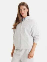 Tommy Hilfiger Bluza UW0UW06093 Szary Regular Fit. Szare bluzy damskie Tommy Hilfiger, m, bez wzorów, z bawełny, bez kaptura. Za 329.99 zł.