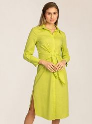 APART Sukienka w kolorze limonkowym rozmiar: 44. Zielone sukienki damskie Apart, bez wzorów, z tkaniny, bez ramiączek. Za 143.99 zł.