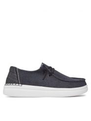 Hey Dude Półbuty Wendy Rise 40074 Czarny. Czarne półbuty damskie Hey dude, bez wzorów, z materiału, bez obcasa, na płaskiej podeszwie, bez zapięcia. Za 329.99 zł.