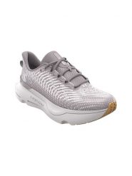 Under Armour Buty "Infinite Pro" w kolorze szaro-białym do biegania rozmiar: 36,5. Białe obuwie sportowe damskie Under Armour, z materiału, do biegania. Za 250.35 zł.