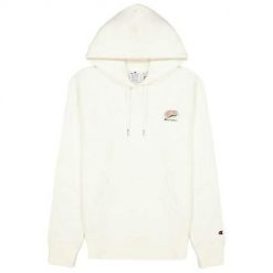 Bluza sportowa damska Champion Wmns City Snack Organic Cotton Blend Hoodie. Niebieskie bluzy damskie Champion, s, bez wzorów, z bawełny, z kapturem. Za 207.00 zł.