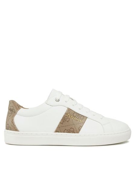 Guess Sneakersy Toda FL7TDO FAL12 Biały. Białe obuwie sportowe damskie Guess, ze skóry, bez zapięcia. Za 479.99 zł.
