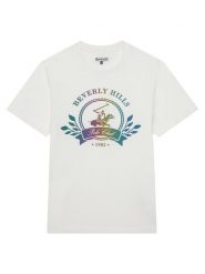 Beverly Hills Polo Club T-Shirt W126-BHBTS-1055-01X Biały Regular Fit. Białe t-shirty i koszulki chłopięce Beverly Hills Polo Club, bez wzorów, bez kołnierzyka, bez ramiączek. Za 59.99 zł.