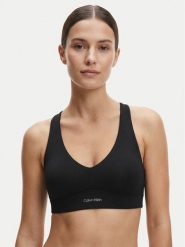 Calvin Klein Performance Biustonosz sportowy LVGWF5K147 Czarny. Czarne koszulki sportowe damskie Calvin Klein Performance, l, bez wzorów, z syntetyku, bez ramiączek, na fitness i siłownię. Za 229.99 zł.