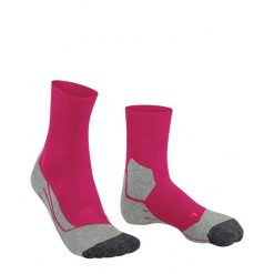 Skarpetki damskie Falke RU3 Comfort. Czerwone skarpetki damskie Falke, bez wzorów, z elastanu. Za 101.00 zł.