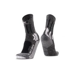 Skarpetki damskie X-Socks Trek X Linen. Szare skarpetki damskie X Socks, bez wzorów, z wełny. Za 176.00 zł.
