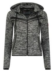 Geographical Norway Bluza "Fluence" w kolorze czarnym rozmiar: M. Czarne bluzy damskie Geographical Norway, m, bez wzorów, bez kaptura. Za 122.96 zł.
