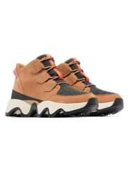 Sorel Skórzane buty turystyczne "Kinetic Impact Caribou" w kolorze beżowym rozmiar: 38,5. Brązowe obuwie trekkingowe damskie Sorel, z materiału, bez zapięcia. Za 303.78 zł.