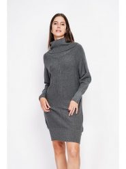 William de Faye Sukienka dzianinowa w kolorze szarym rozmiar: 42. Szare sukienki damskie William de Faye, bez wzorów, z dzianiny, klasyczne, bez ramiączek. Za 130.99 zł.