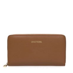 Portfel GINO ROSSI. Brązowe portfele damskie Gino Rossi, bez wzorów. Za 69.99 zł.
