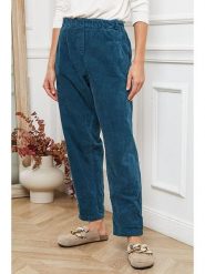 Joséfine Spodnie "Altazar" w kolorze turkusowym rozmiar: M. Niebieskie spodnie materiałowe damskie Joséfine, bez wzorów, z materiału. Za 187.96 zł.