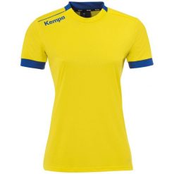 Damska koszulka Kempa Player. Czarne bluzki damskie Kempa, m, bez wzorów, z materiału, sportowe, bez kołnierzyka, bez ramiączek. Za 136.50 zł.