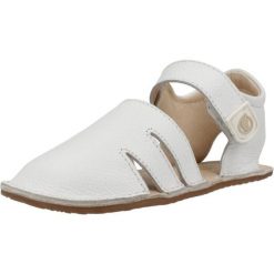 Sandały TECNOBABY TESH510003 Biały. Białe sandały damskie CONGUITOS, bez wzorów, ze skóry, bez obcasa, bez zapięcia. Za 181.99 zł.